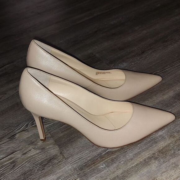 Charles David Rivals Nude pointed toe stiletto heels Sz 10 EUC - Picture 5 of 9